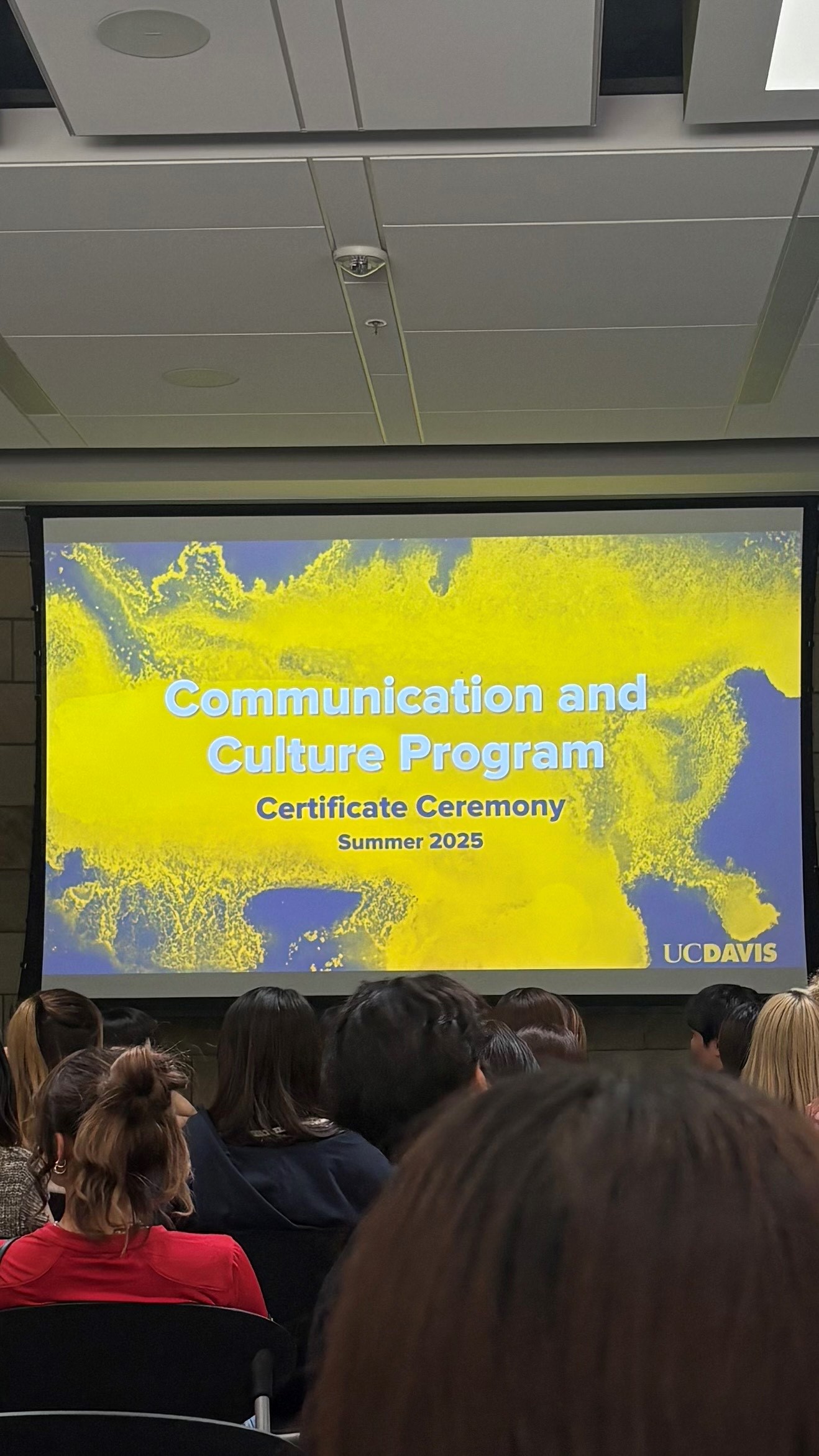 修了証書授与式