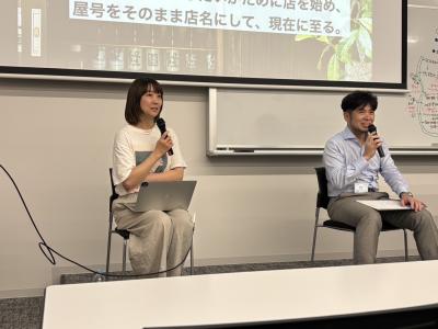 インタビューの様子